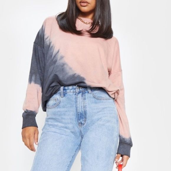 💝(3/$25) plt • oversized tie dye sweater shirt - Picture 7 of 8